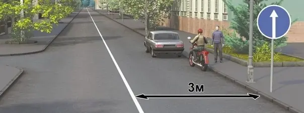 Иллюстрация к вопросу: Разрешается ли водителям транспортных средств остановка в указанных местах?