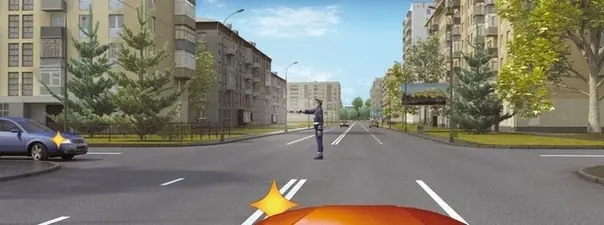 Иллюстрация к вопросу: Вы намерены развернуться. Ваши действия?