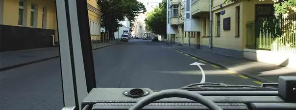 Иллюстрация к вопросу: Разрешается ли Вам поставить автомобиль на стоянку в этом месте?