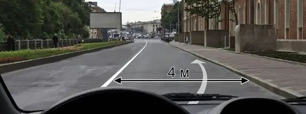 Иллюстрация к вопросу: Разрешено ли Вам остановиться на легковом автомобиле в указанном месте?