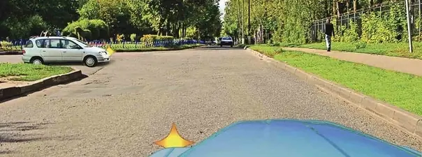 Иллюстрация к вопросу: Вы намерены выполнить разворот. Ваши возможные действия?