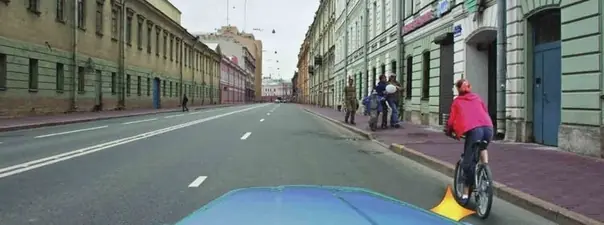 Иллюстрация к вопросу: При съезде с дороги на прилегающую справа территорию Вы: