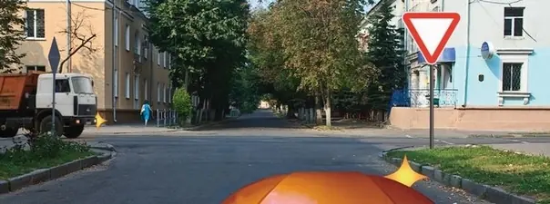 Иллюстрация к вопросу: Вы намерены повернуть направо. Можете ли Вы приступить к повороту?