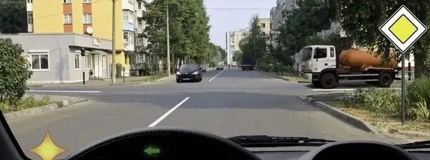 Иллюстрация к вопросу: Как Вам следует поступить при выполнении разворота?