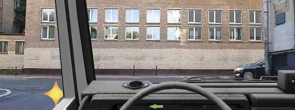 Иллюстрация к вопросу: Как Вам следует поступить при повороте налево?