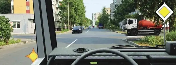 Иллюстрация к вопросу: Как Вам следует поступить при выполнении разворота?
