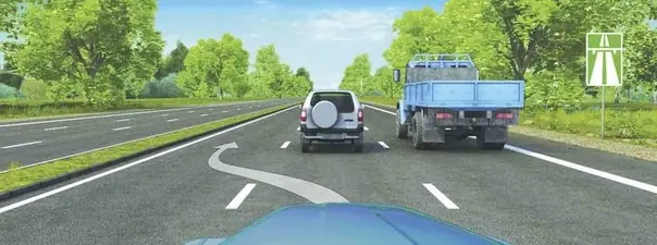 Иллюстрация к вопросу: Можно ли Вам, управляя грузовым автомобилем с разрешенной максимальной массой более 3,5 т…