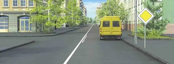 Иллюстрация к вопросу: Нарушил ли водитель маломестного автобуса правила остановки?