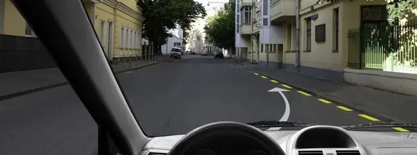 Иллюстрация к вопросу: Разрешается ли Вам остановка в этом месте?