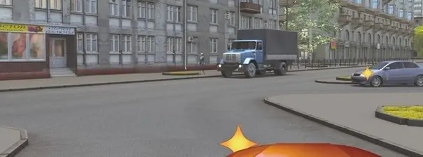 Иллюстрация к вопросу: Кому Вы должны уступить дорогу при повороте налево ?