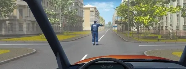 Иллюстрация к вопросу: Разрешено ли Вам движение?