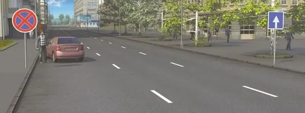 Иллюстрация к вопросу: Обязан ли в этой ситуации водитель, остановившийся из-за неисправности, выставить знак аварийной…